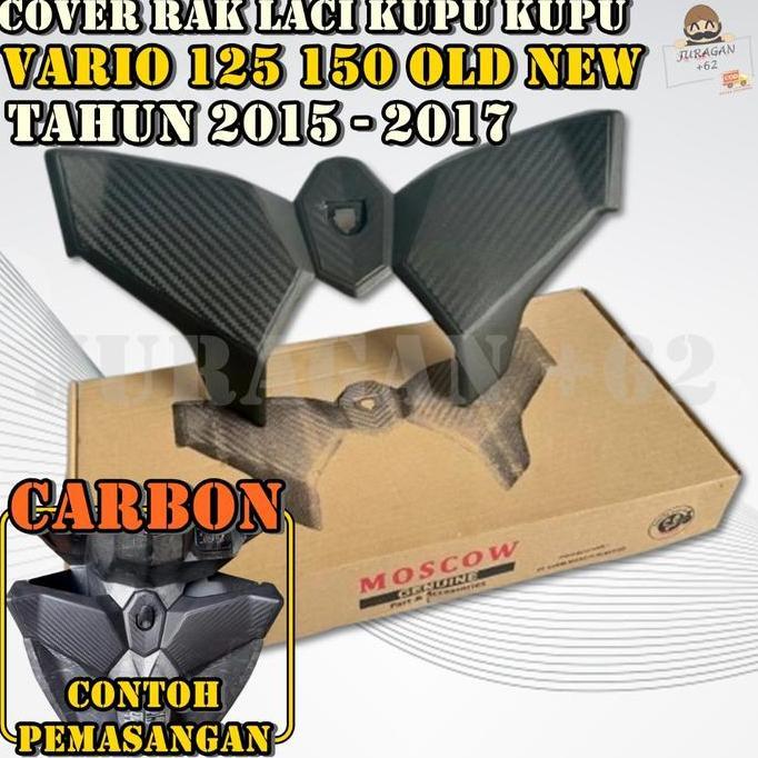 DASI KUPU-KUPU VARIO 125 150 ABS CBS LED OLD 2015 2016 2017 COVER TUTUP RAK BAGASI DEK DEPAN LEGSHIE