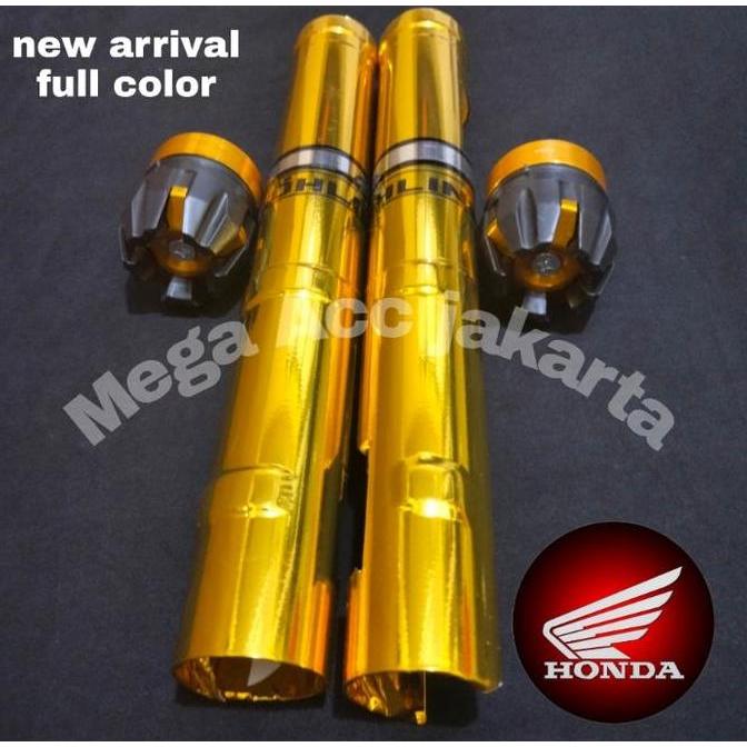 (NEW PAKET) COVER SHOCK FULL WARNA BEAT KARBU FI DELUXE STREET VARIO 110 125 150 SCOOPY SPACY + JALU