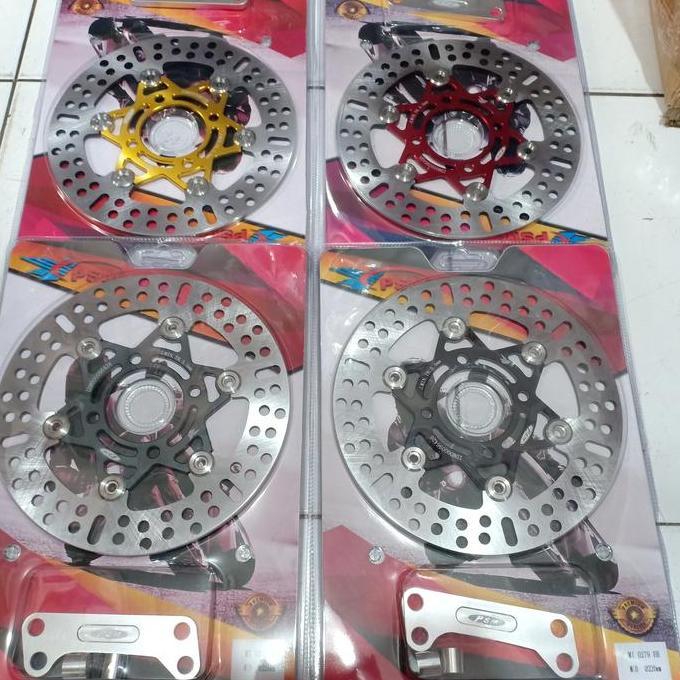 Promo disc psm floating 220mm cnc mio smile/ piringan cakram psm 220 mm mio soul karbu/ fino karbu/ 