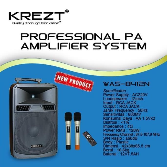 PORTABLE SOUND - MEETING WIRELESS KREZT WAS-8412N / 8412 N - RECORD