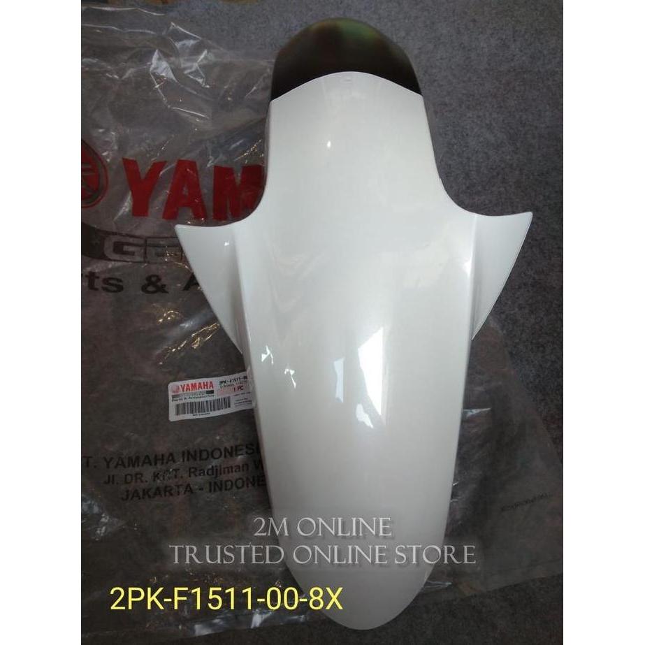 SPAKBOR DEPAN R15 PUTIH ORI YGP 2PK-F1511-00-8X