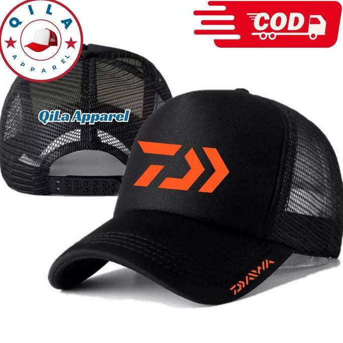 DB261 - QiLa Apparel Topi Trucker DAIWA - Topi Distro DAIWA Logo - Topi DAIWA Premium - Topi Jaring 