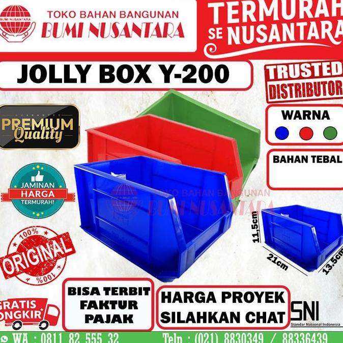 Jolly Box Kotak Susun Serbaguna Sparepart Baut Aksesoris YTH JX200 HNT