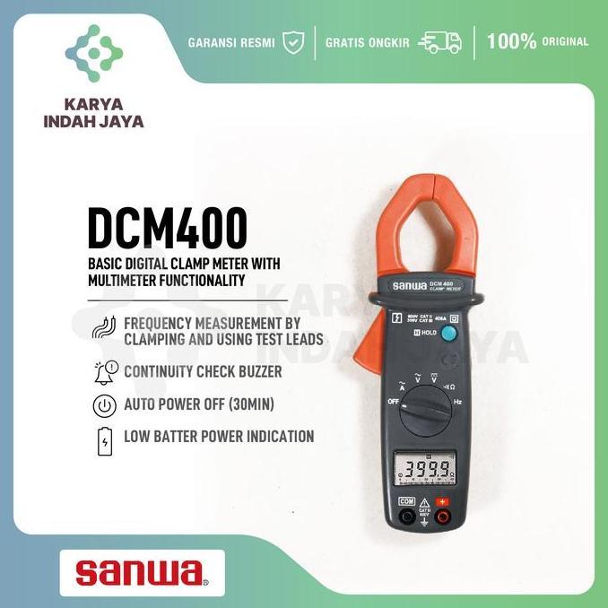 Clamp meter/ tang amper AC Sanwa DCM400