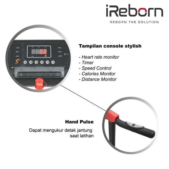 Alat Fitness Treadmill Elektrik iReborn Venio