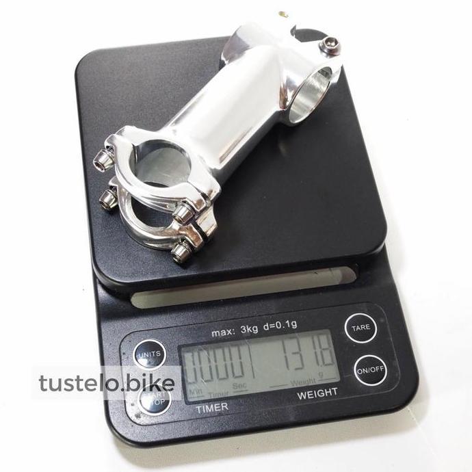 Paket Stem 25.4 Chrome Adaptor Stem Insert 22.2 to Oversize 28.6 OS