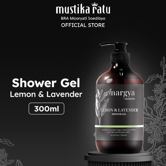 Anargya By Mustika Ratu Shower Gel Sabun Mandi Aroma Lemon Lavender