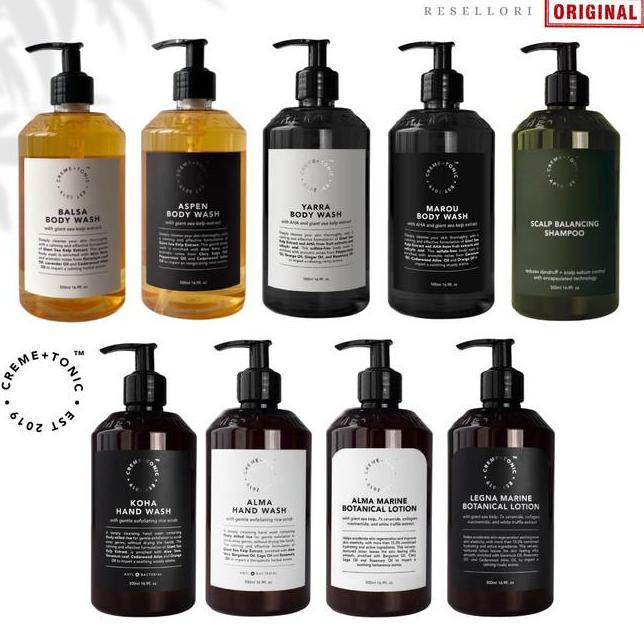Creme And Tonic All Varian Hand Wash Body Wash Body Lotion Shampoo