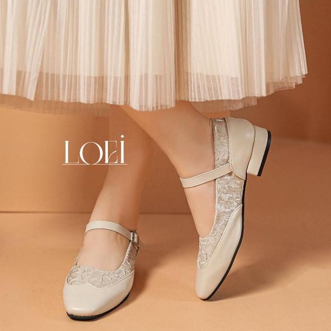 SALE LOEI Valerie Sepatu Hak Wanita Import Kekinian 5224