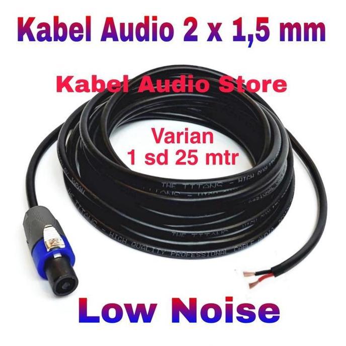 DR176 - KABEL AUDIO SPEAKER 1 JACK SPEAKON