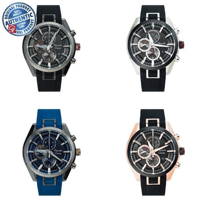 TALI KARET JAM TANGAN ALEXANDRE CHRISTIE AC6582 AC 6582 ORIGINAL 100% RUBBER BAND