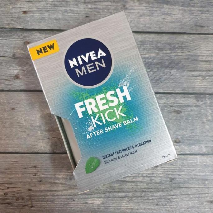 Nivea Men Fresh Kick Post After Shave Balm Mint Cactus Water Jerman Germany Singapore