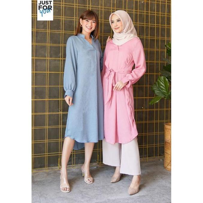 Sausan Crinkle Tunic Dress