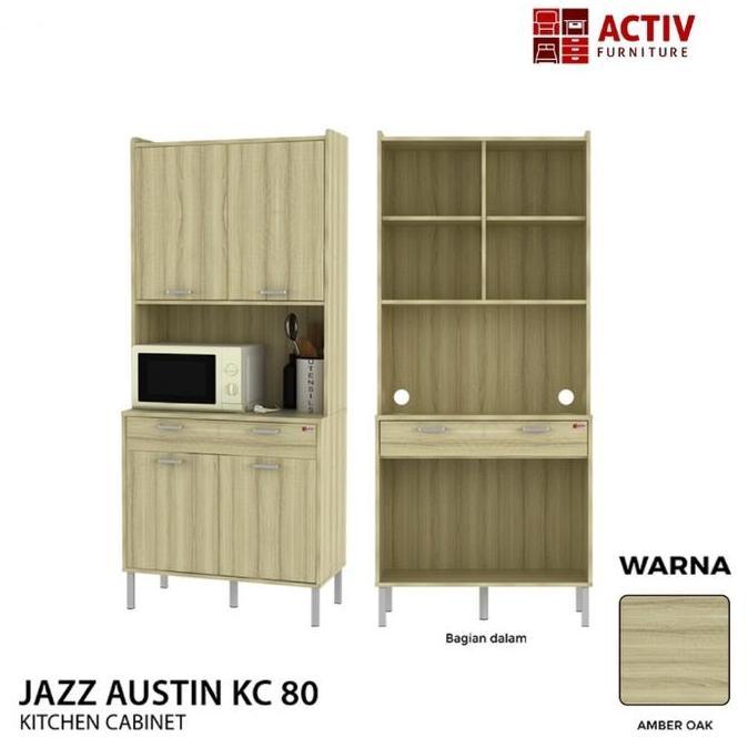 Ready stock ACTIV Kitchen Cabinet Lemari  Rak Penyimpanan Dapur 2 Pintu Furniture Industrial Style [