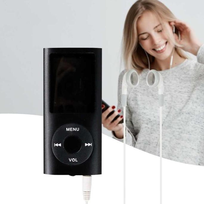 SAMRUAY MP3 Player Mini Portable Music FM Player Pemutar Musik 1.8 Inch HK-4