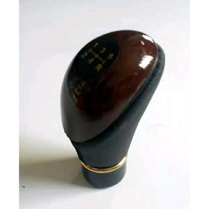 DR249 >> gear knop knop gigi mobil perseneling mobil hitam combinasi kayu