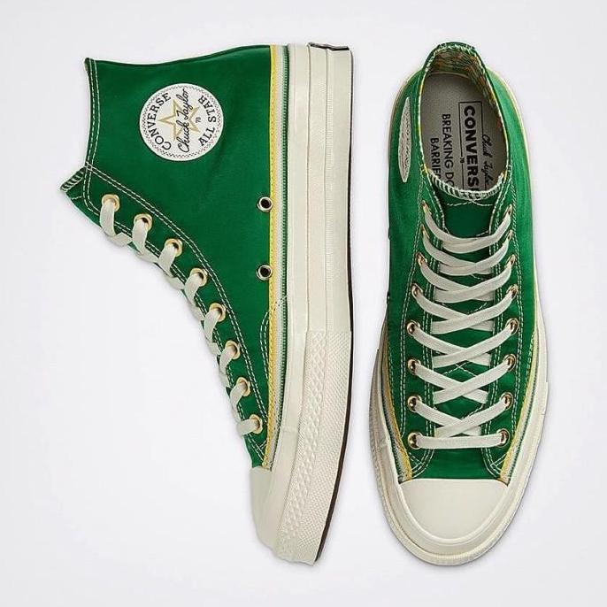New  Sepatu Sneakers Pria Converse Chuck 70 High x NBA Celtic Green 167060C