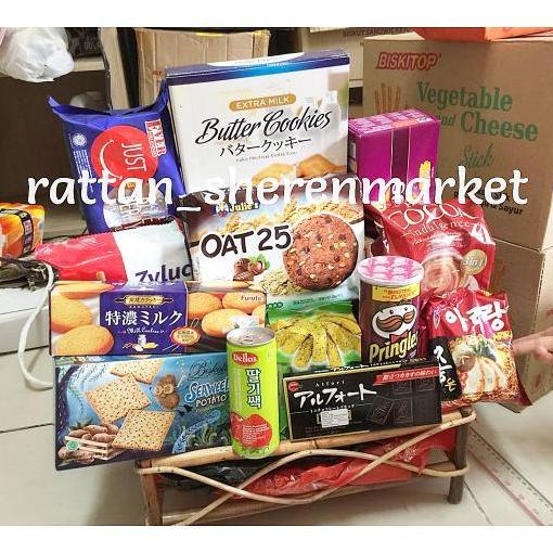 Ready stock keranjang parcel tingkat 1