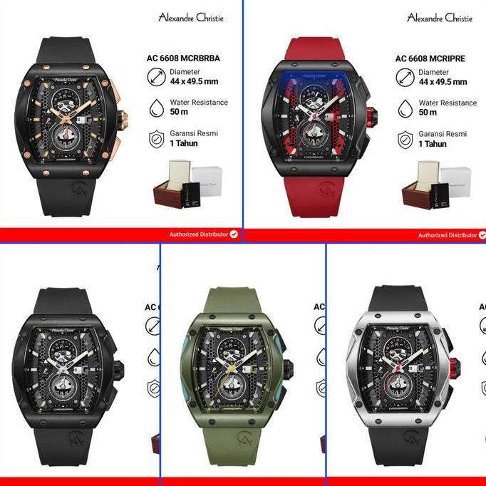 ALEXANDRE CHRISTIE AC6608 AC 6608 JAM TANGAN PRIA ORIGINAL