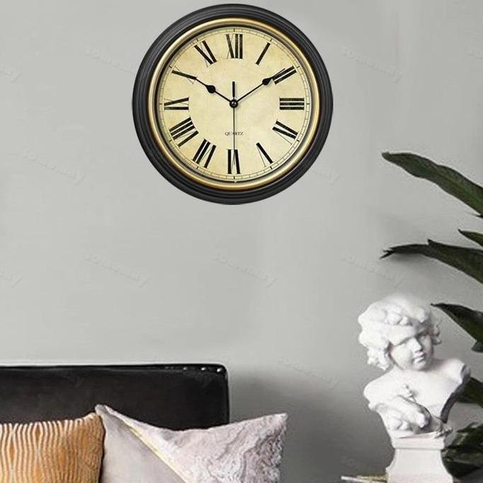 SOMEMAY Jam dinding vintage M48/M49 / Jam dinding aesthetic 30CM/ Jam dinding tempel/ Jam besar/ Jam