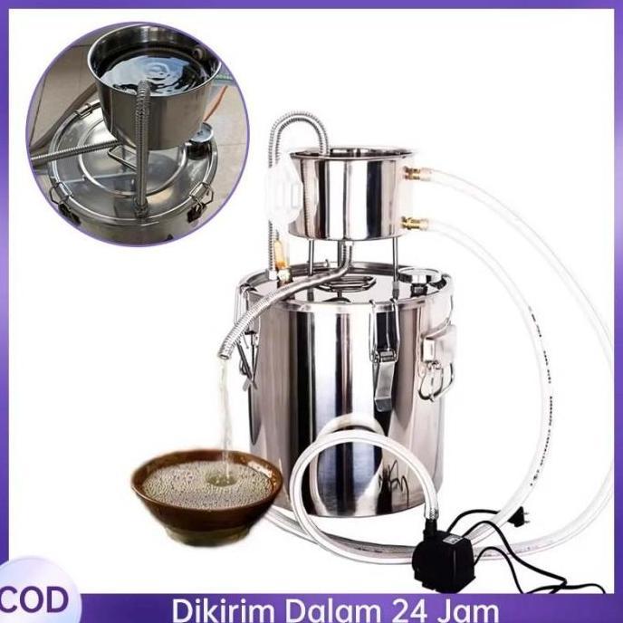 COD12L Alat Destilasi Penyulingan Home Distiller Alat Suling Destilasi Distiller Moonshine Alkohol D