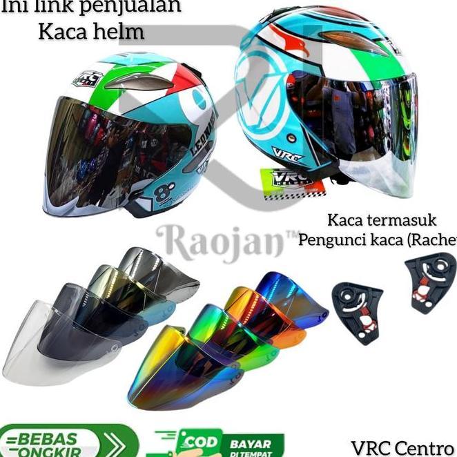 Kaca Helm Vrc Centro Visor Helm Vrc Centro