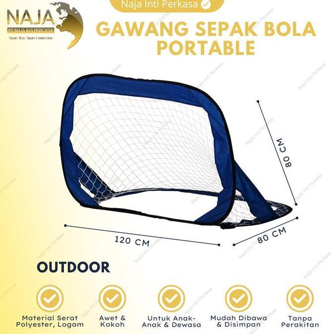 Gawang Sepak Bola | Mini Soocer Goal Football | Gawang Futsal Portable SS
