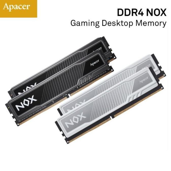 TERBARU - APACER NOX 16GB (2X8GB) DDR4 3200 MHz - Black