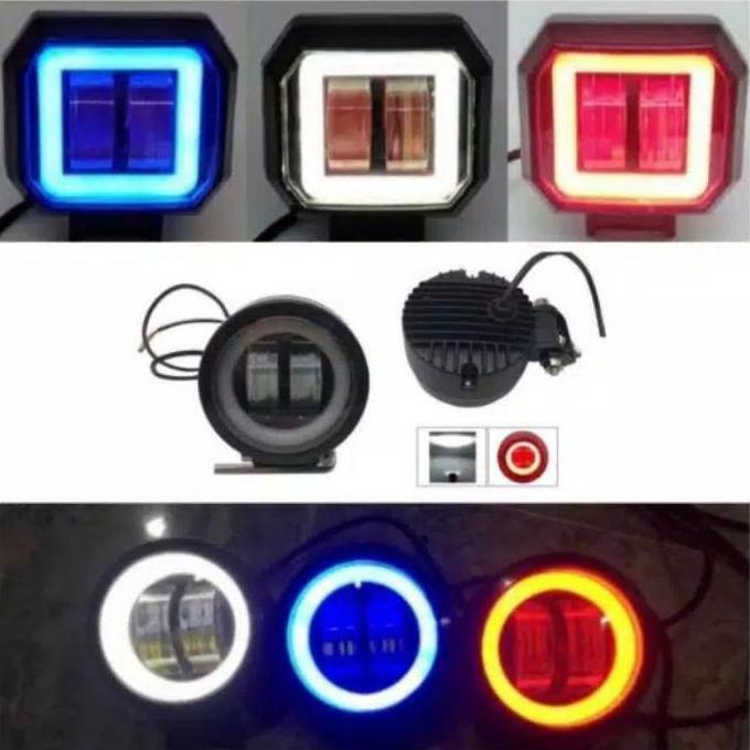 CIKUCHI Lampu Tembak Led Daymaker Lampu Sorot Led Daymaker Bulat Motorcycle