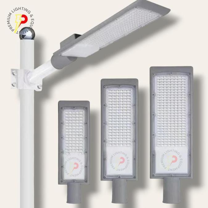 Lampu jalan PJU LED 30W 50W 100W 200W 300 WATT cahaya putih dan kuning AC 220V LED Street Light Pene