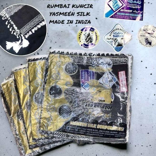 Sorban Hitam Motif Surban Kotak Hitam Putih