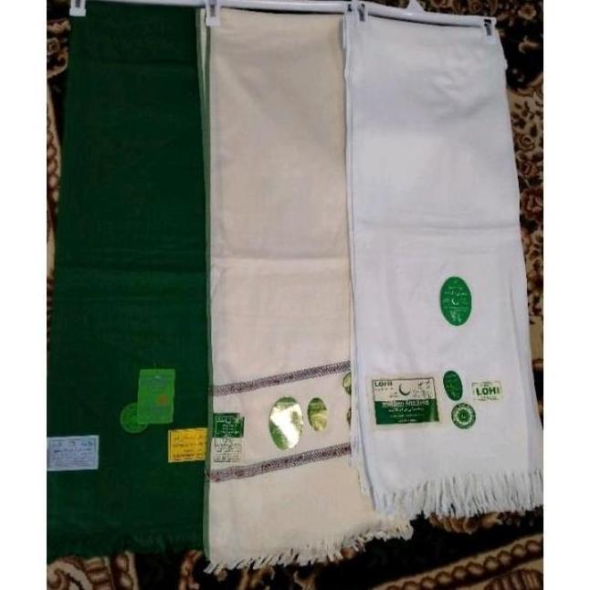 Lohi Polos Sorban Kashmiri Polos Hijau Dan