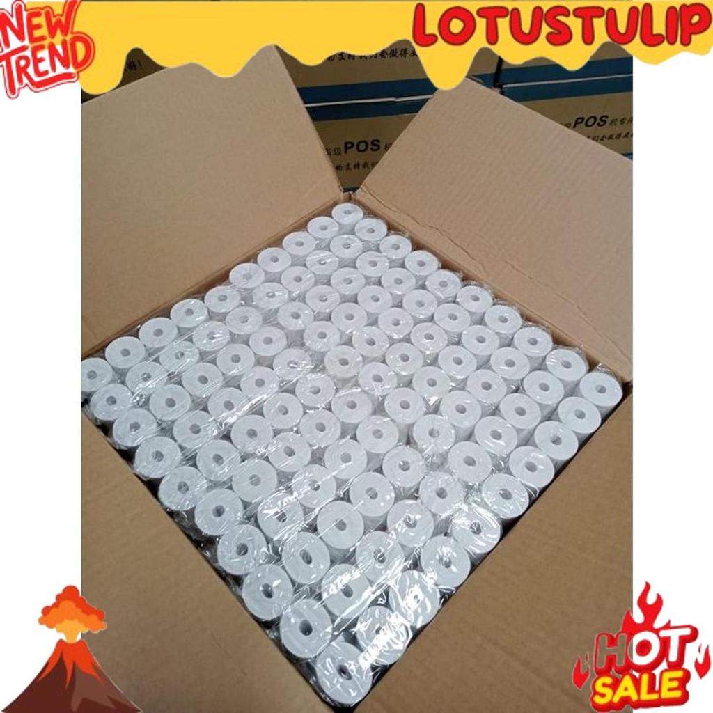 HotSale 57X30 (1 PACK) KERTAS KASIR STRUK KERTAS THERMAL TERMAL EDC BRI PPOB BLUEPRINT LITE 57MM COR