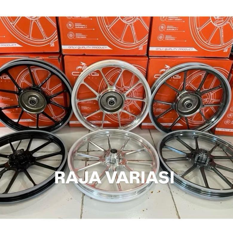 CMG RACING ORIGINAL VELG MODEL EXACT PALANG 10 CNC RX KING 160x17 185x17 RXKING RXX 160 185 RING 17 