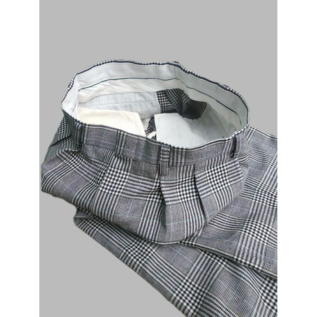 Celana Vintage Formal Wool gentleman Trousers