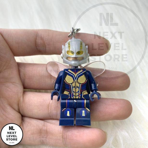Gantungan Kunci LEGO Minifigure Avengers The Wasp KEYCHAIN