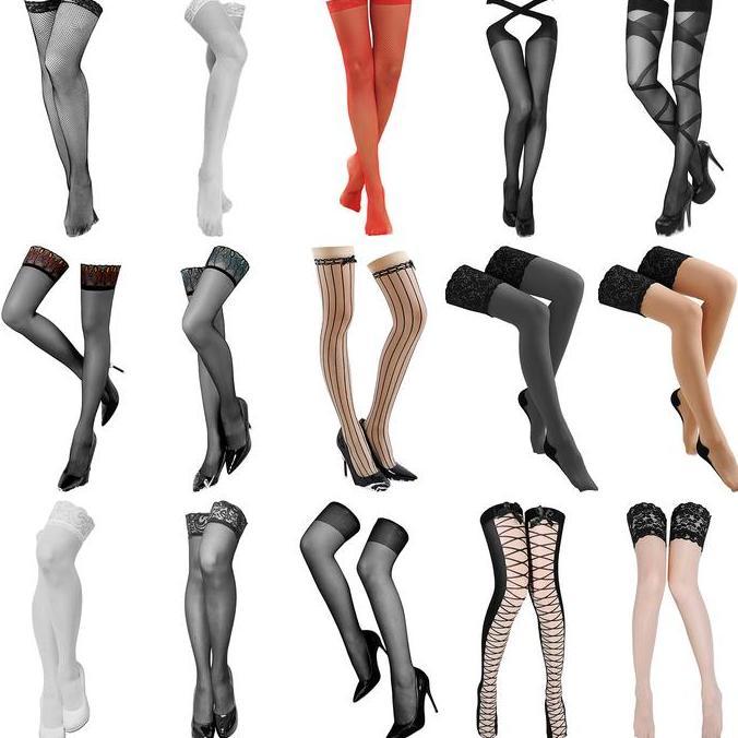 Kaus Kaki Wanita Seksi Stoking Sepaha Stocking Overknee Sexy STOKING WANITA