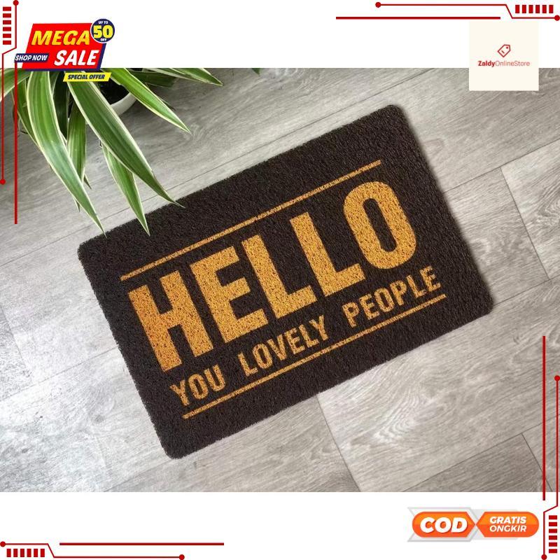 Terbaik Keset / Keset Outdoor / Keset Kaki Bihun / Keset Teras / Keset Teras Rumah Depan / 40x60 cm 