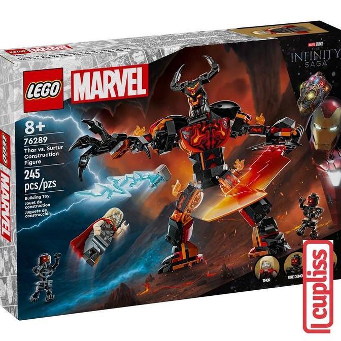 LEGO Superheroes 76289 Thor vs Surtur Construction Figure