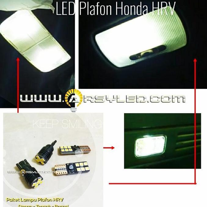 Paket lampu led plafon kabin honda HRV HR-V isi 4 Super Bright