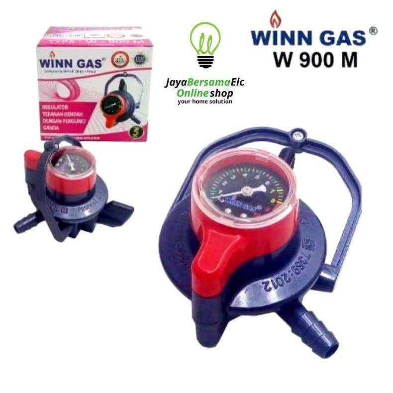 Kepala Gas / Regulator Winn Gas Tekanan Rendah W 900 M Double lock Bagus