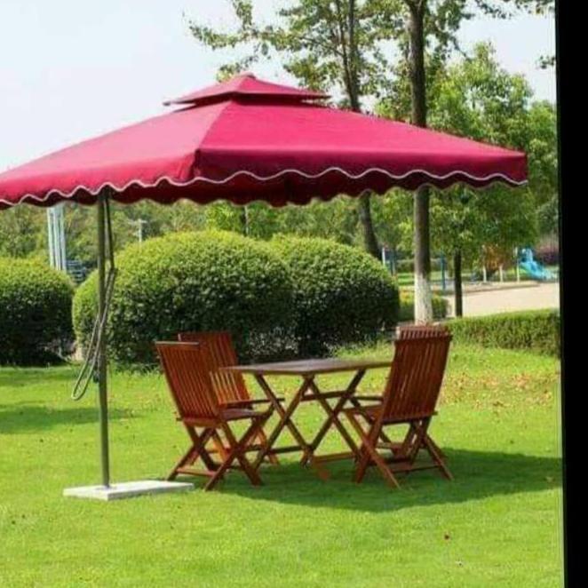 Tenda Payung Gantung/ Payung Taman,Cafe, Shower Kotak Diameter 300Cm