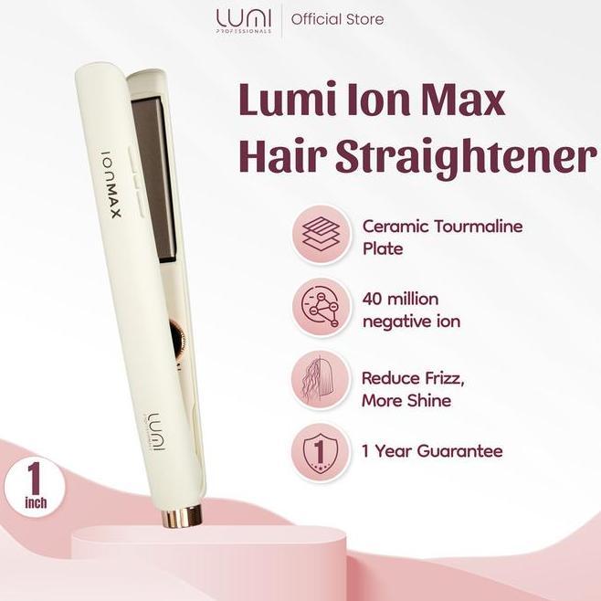 Lumi Ionmax Hair Strahtener 1 Inch Catokan Rambut