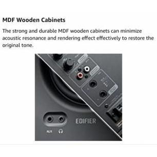 Edifier MR4 Powered Studio Monitor Speakers 4" Active Near-Field Monitor Speaker