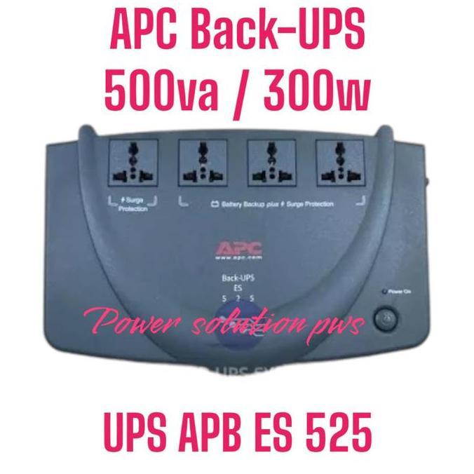 Ups Apc BE 525-AS + Baterai Baru ( Ups Apc 500Va/300Watt )