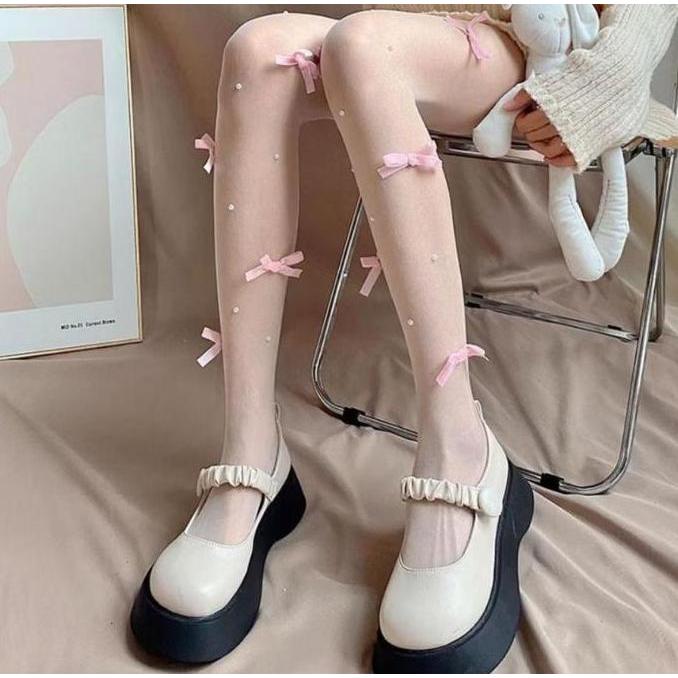 stocking jaring kaos kaki panjang sexy anggun stoking lingerie stocking overknee fishnet stoking hit