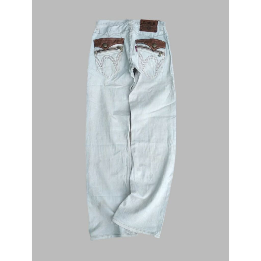 Edwin Jeans Exclusive vintage kombinasi leather