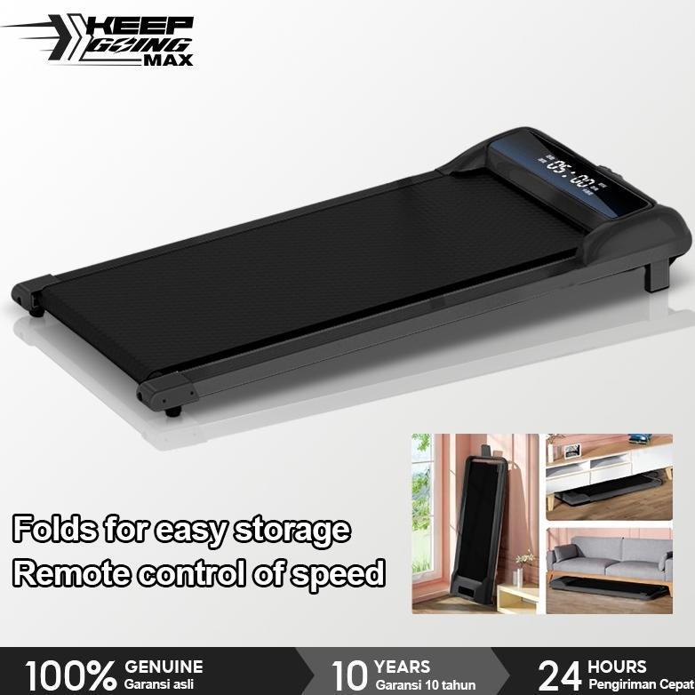 Keep Going Max Treadmill listrik datar multifungsi treadmill kebugaran treadmill diam dalam ruangan