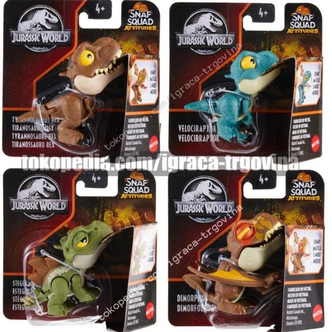 Mattel Jurassic World Snap Squad Attitudes - Baby T-Rex