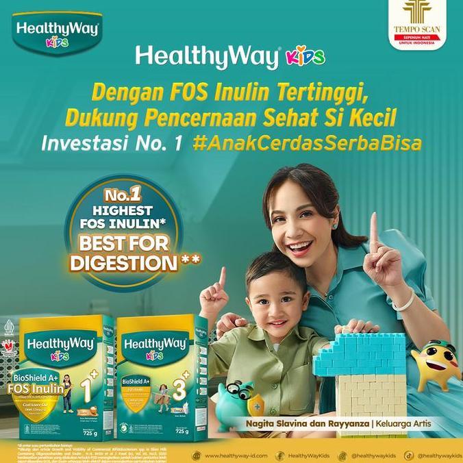 Sepulbaziz7 - Healthyway Kids 3+ Madu 925G - Susu Anak 3 Tahun Ke Atas, Tinggi Nutrisi